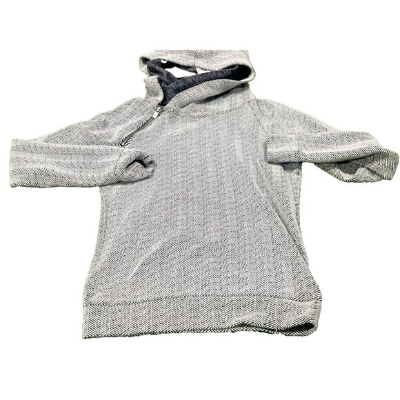 Maison Scotch Casual Funnel Neck Double Hood Hoodie Pullover Sweater Size Medium - Picture 1 of 12